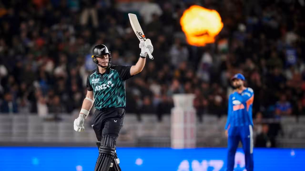New Zealand posts record 259 for seven in fourth T20I against India